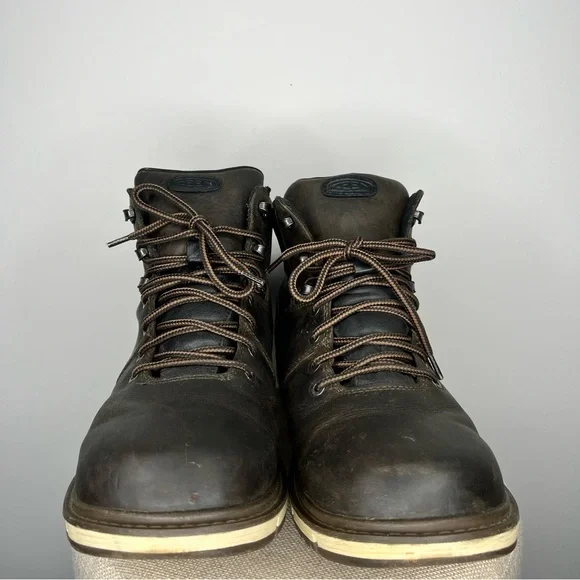 Keen Men's Black and Brown Boots - Picture 2 of 11